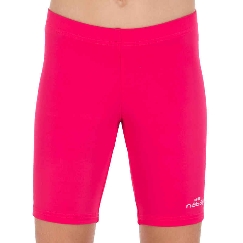 Long Shorty Girls Swimsuit Bottoms - Pink - Decathlon