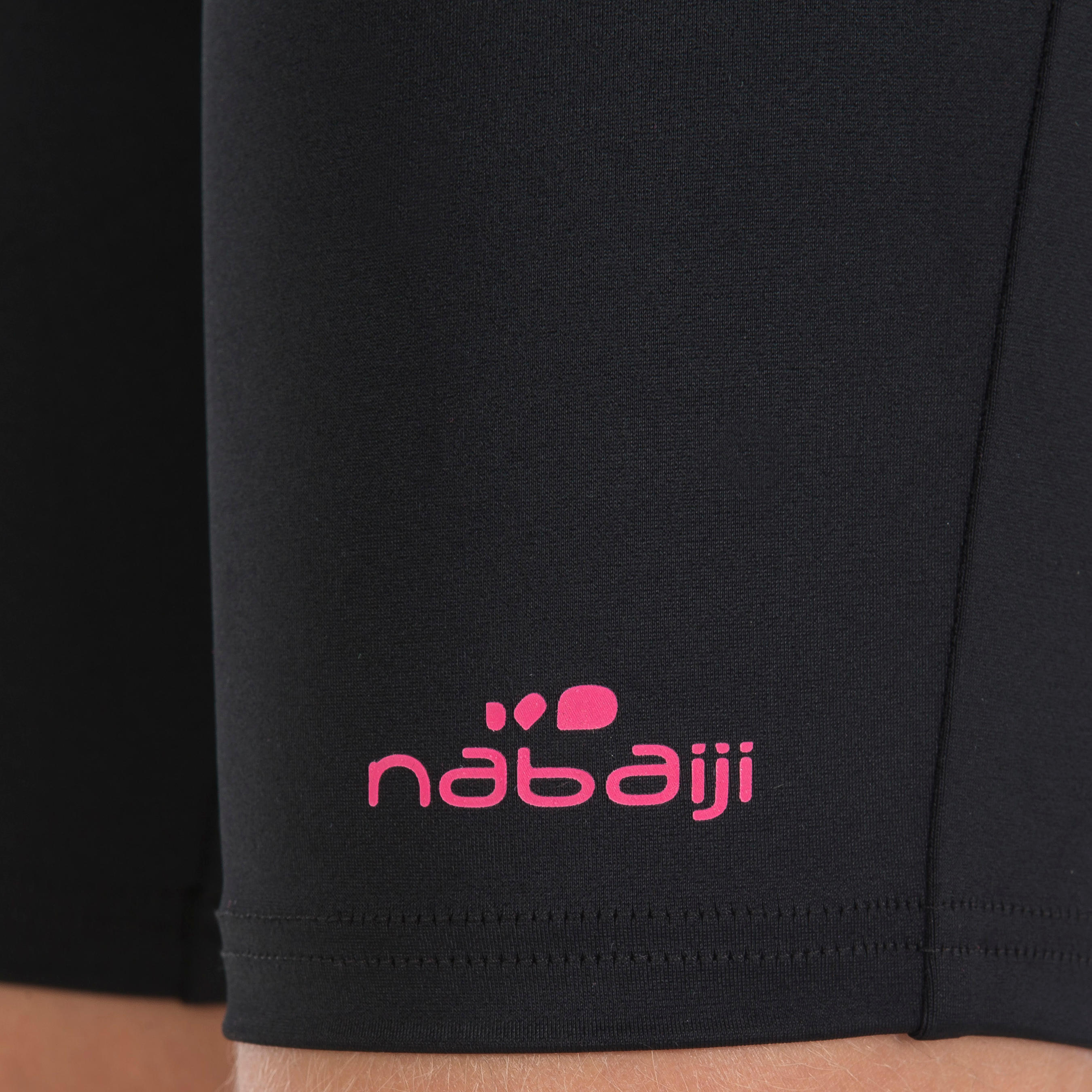 Girls Swimming Shorts Black Quick-Dry & Flexible Fit