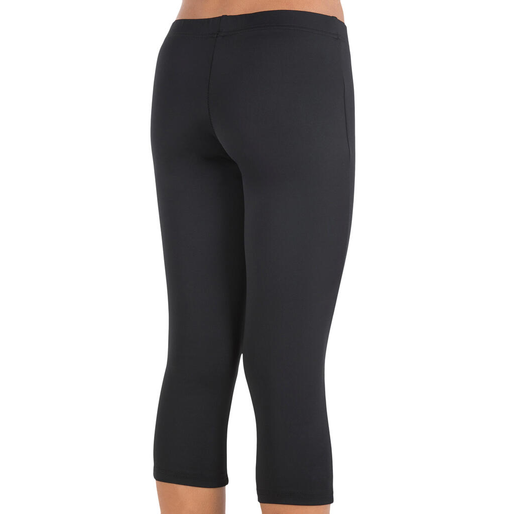 Bas de maillot de bain legging  fille noir