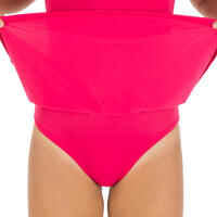 Girls' One-Piece Swimsuit Leony Skirt - Pink
