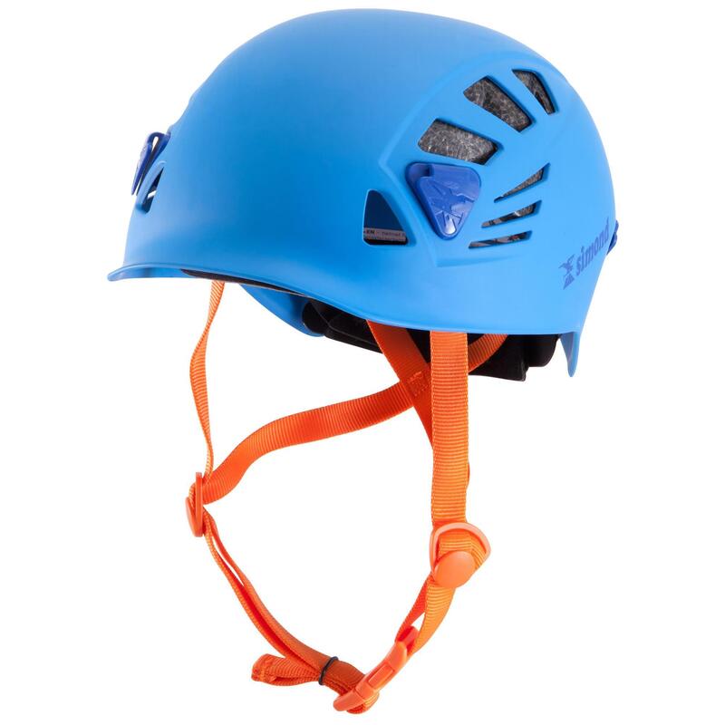 Helm voor klimmen en alpinisme Rock blauw