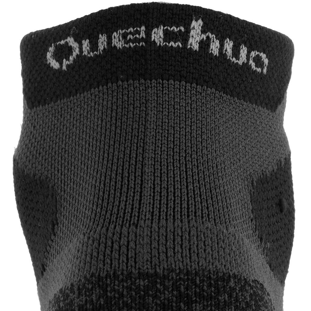 Mid-Length Walking Socks 2 Pairs - Black