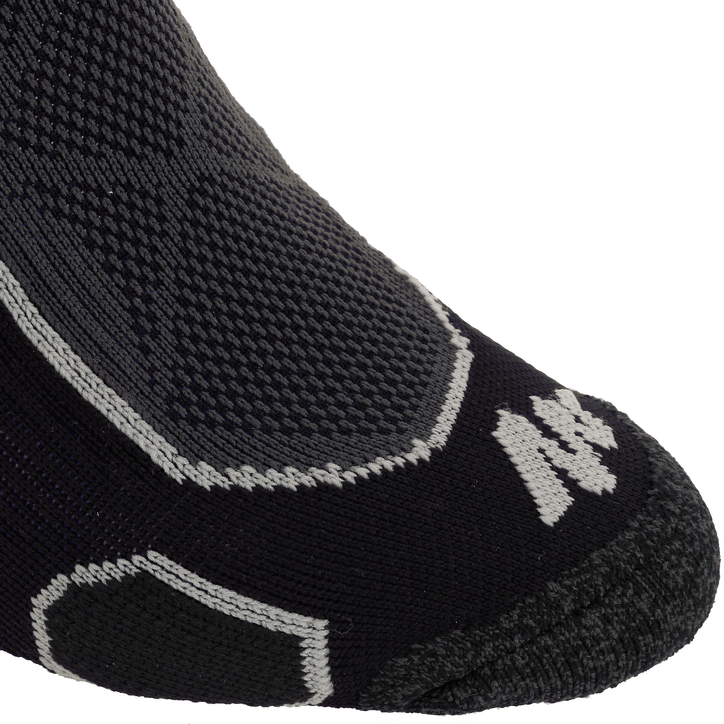 Mid-Length Walking Socks 2 Pairs - Black 4/7