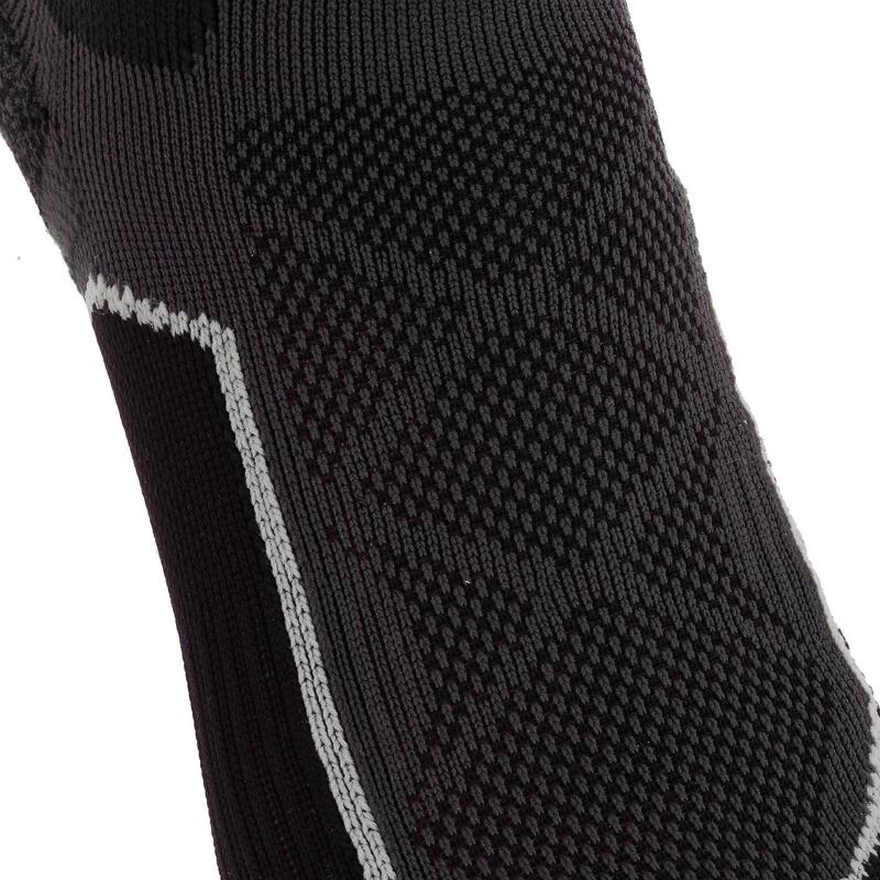 Chaussettes de randonnée montagne tiges mid. 2 paires Forclaz 500 noir