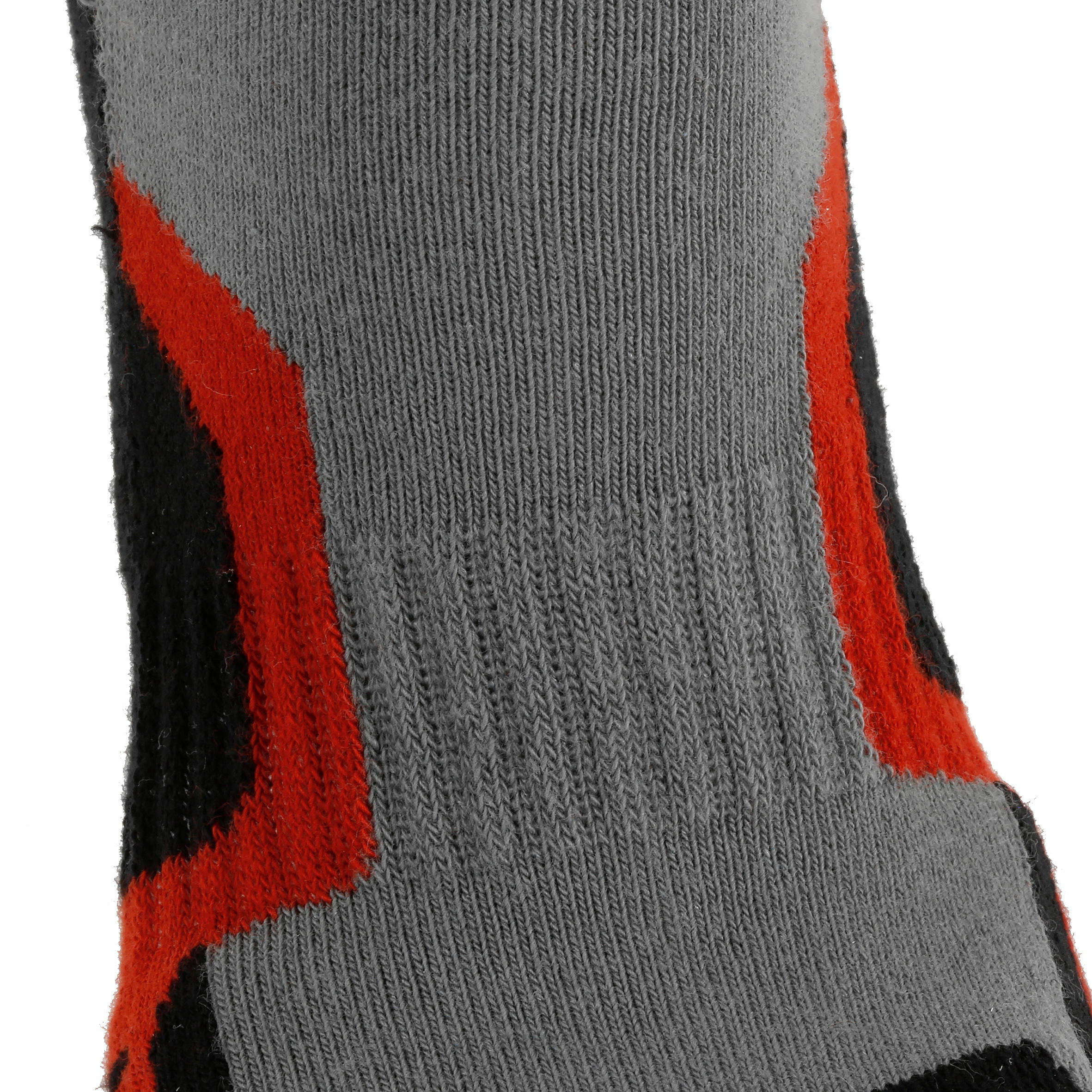 2 pairs of children’s high length mountain hiking crossocks - Red 4/7