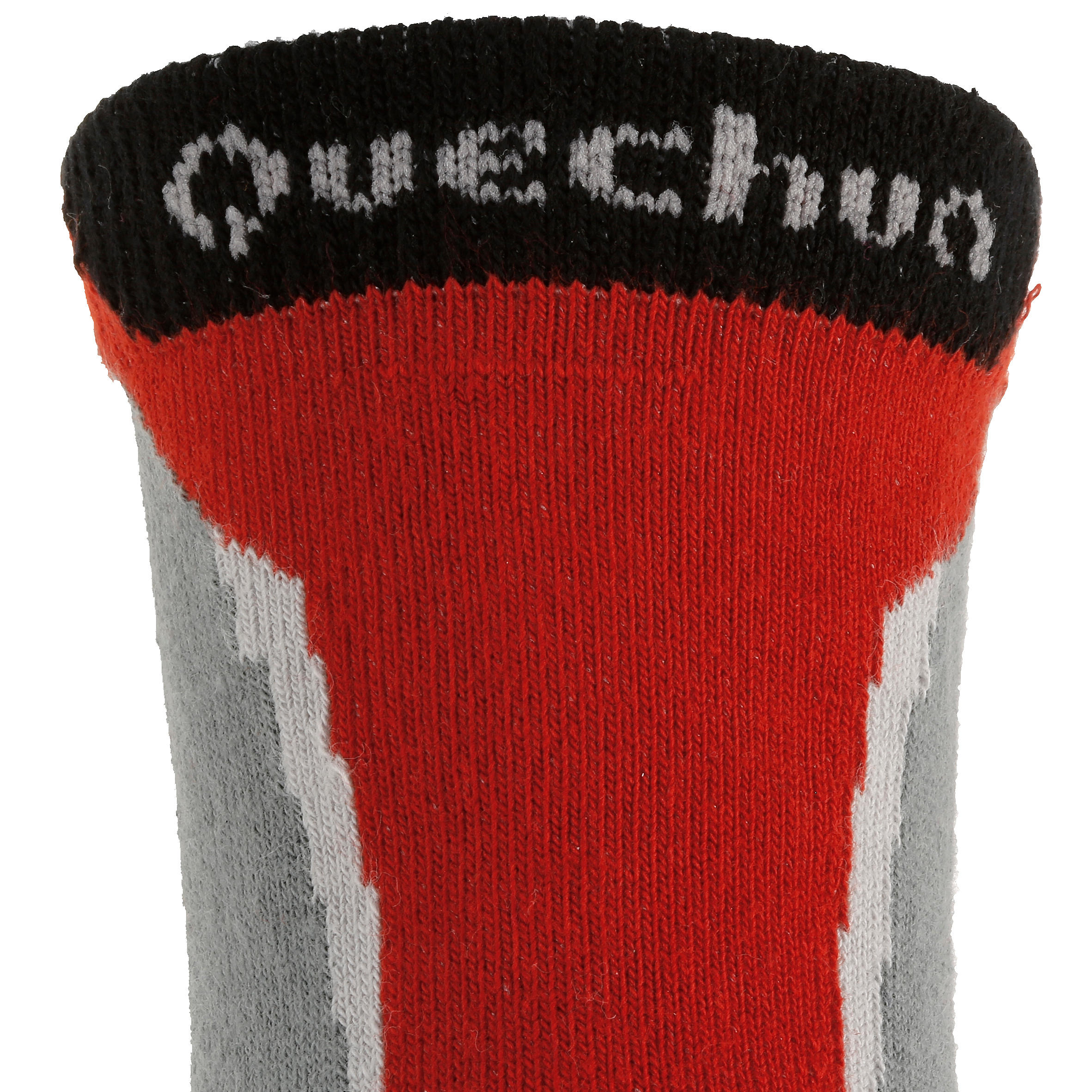 2 pairs of children’s high length mountain hiking crossocks - Red 7/7