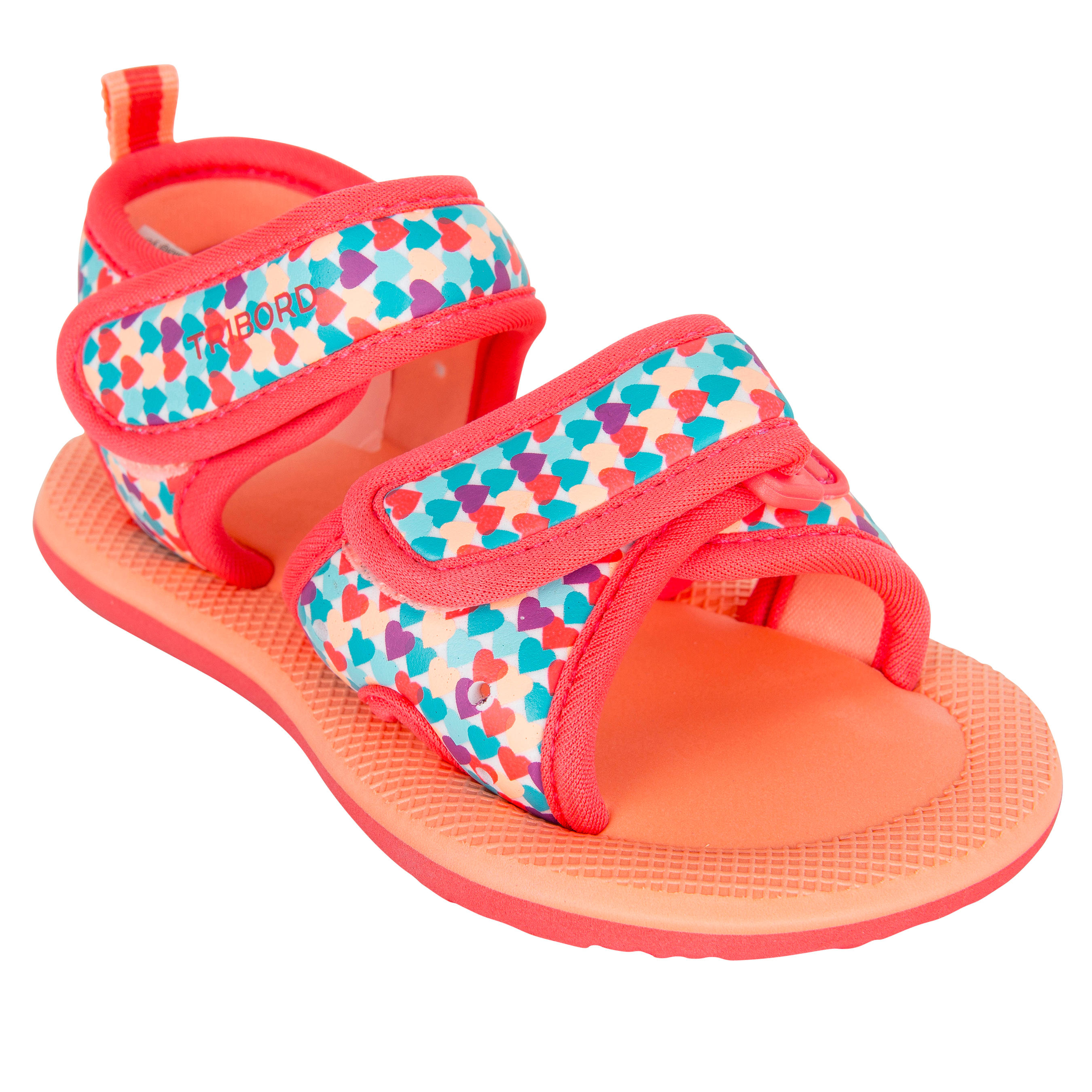 Hearty Baby Girl Beach Sandals Blue TRIBORD Decathlon
