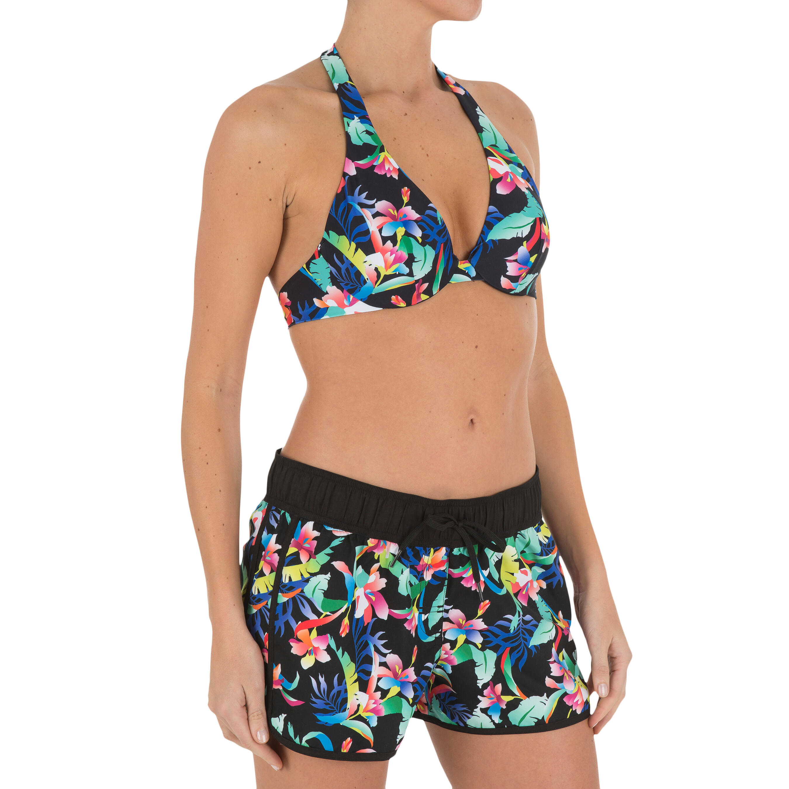 Tini Nairobi Women's Boardshorts With Drawstring And Elasticated Waistband 10/15