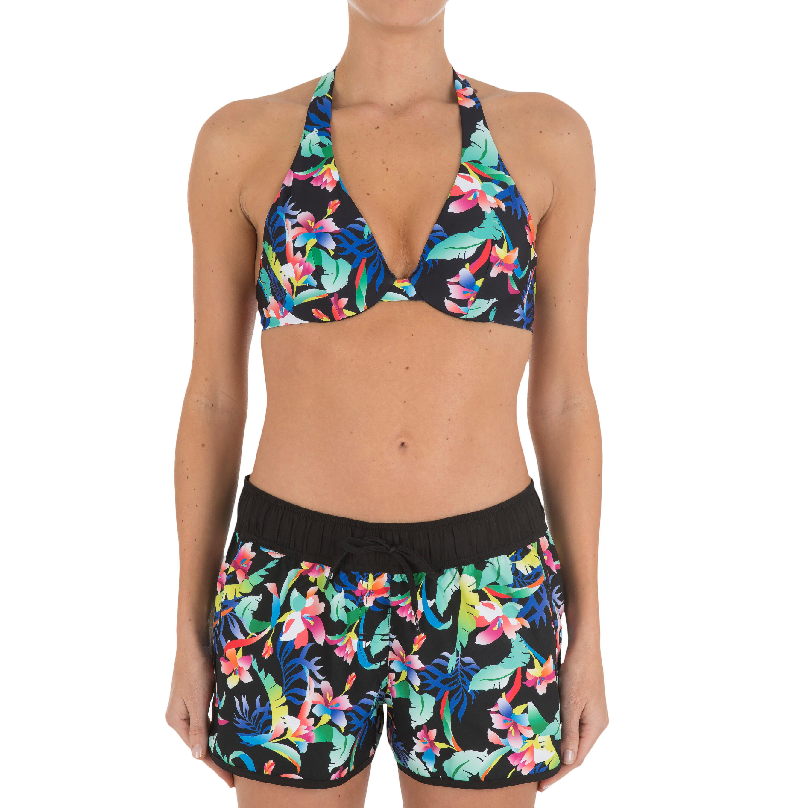 Tini Nairobi Women's Boardshorts With Drawstring And Elasticated Waistband 13/15