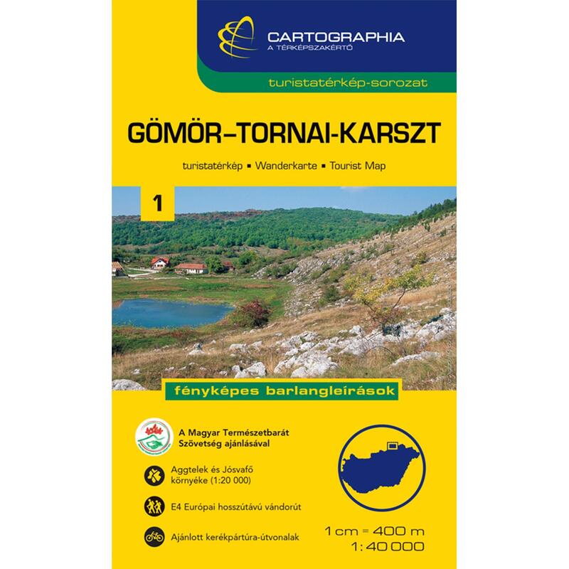 Gömör-Tornai-karszt és Cserehát turistatérkép