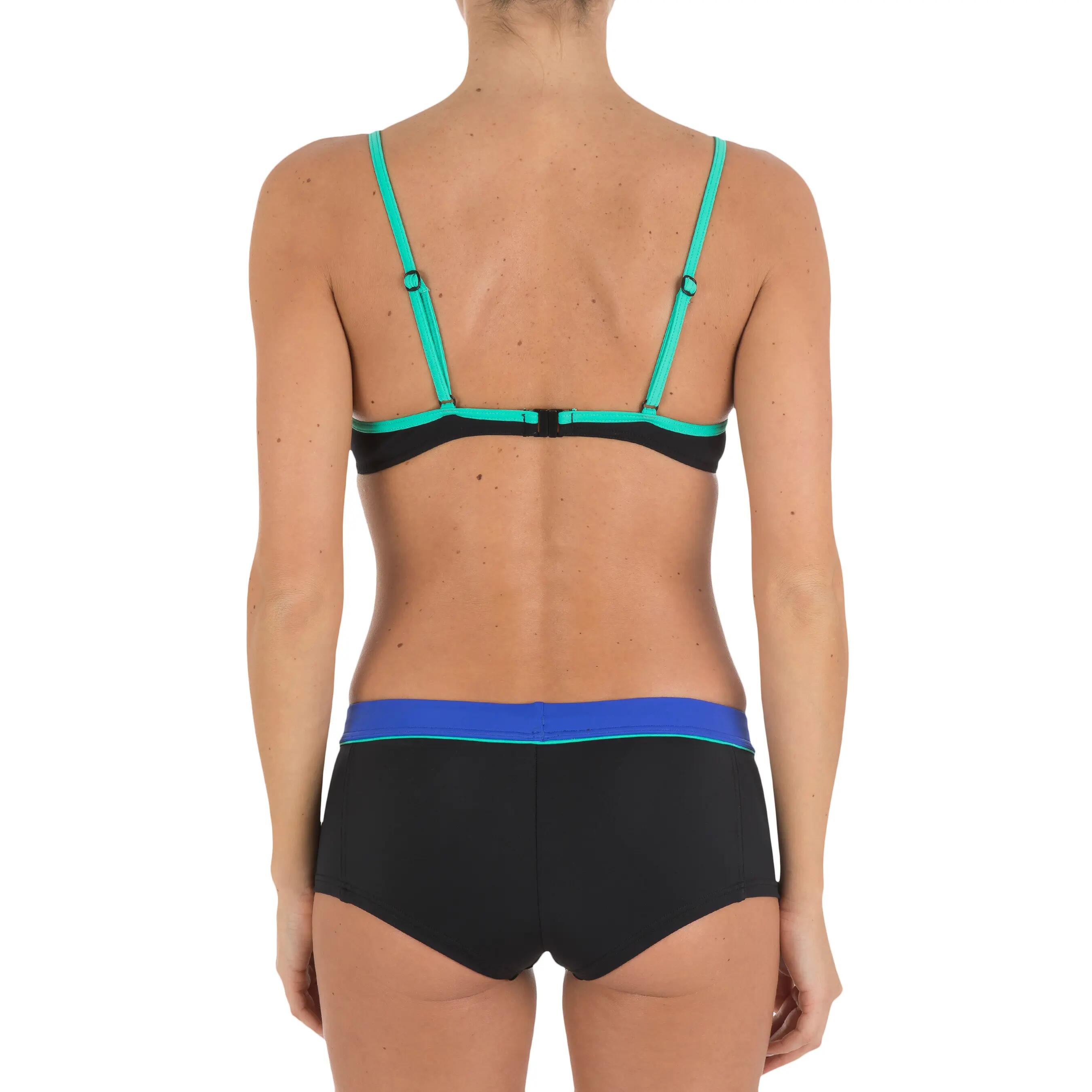 Vaiana Colour Block Women'S Shorty Swimsuit Bottoms With Drawstring 7/11