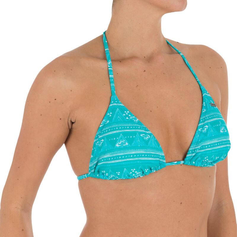 Haut de maillot de bain femme Triangle ROXY GEO jade avec coques amovibles