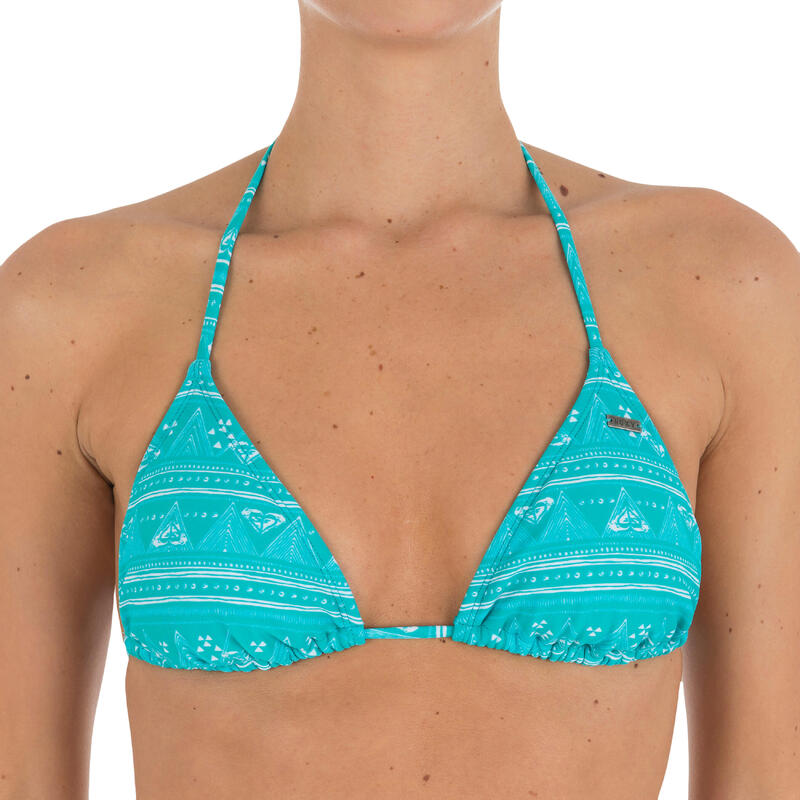 Haut de maillot de bain femme Triangle ROXY GEO jade avec coques amovibles