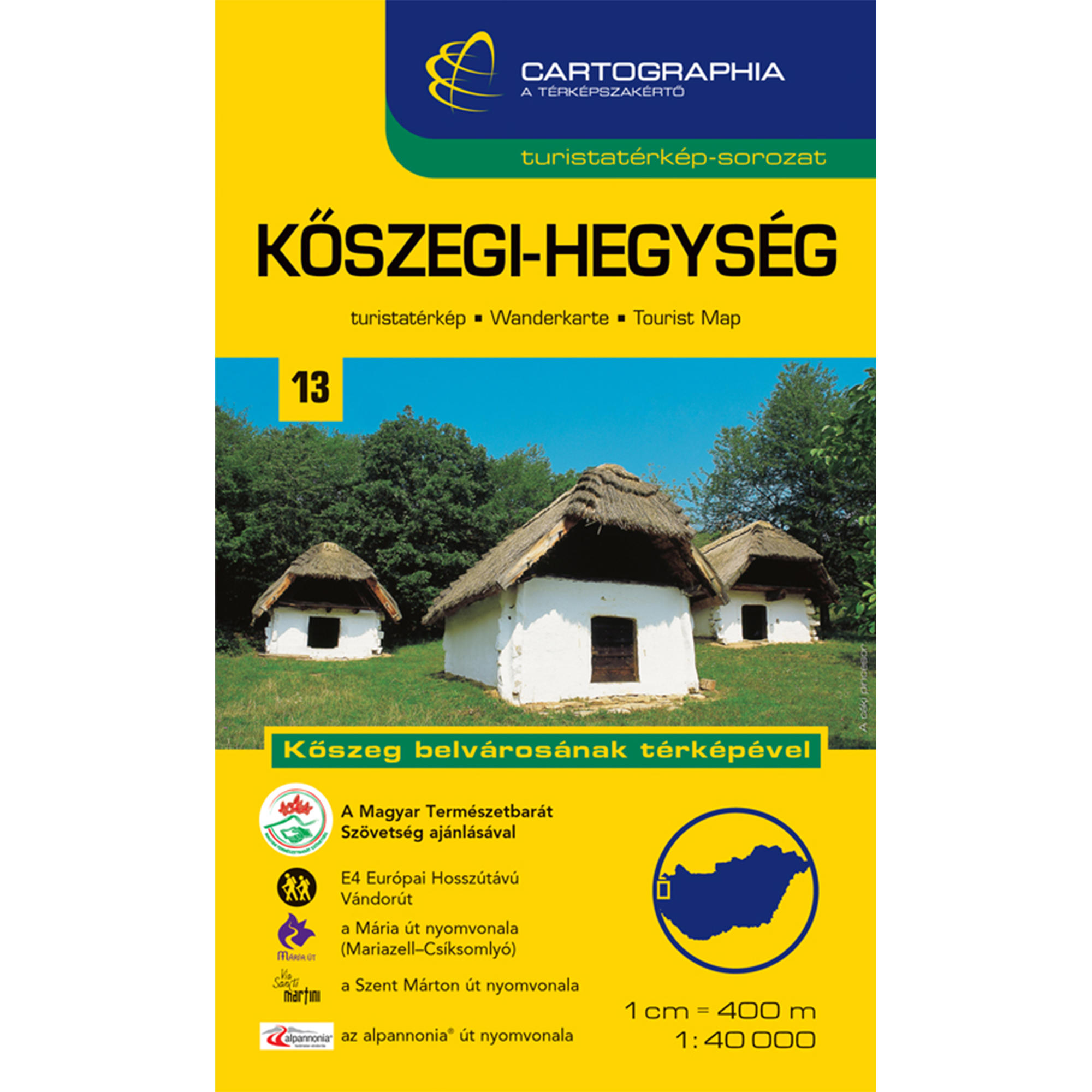 Kőszegi-hegység turistatérkép Cartographia akciós termékkép 1