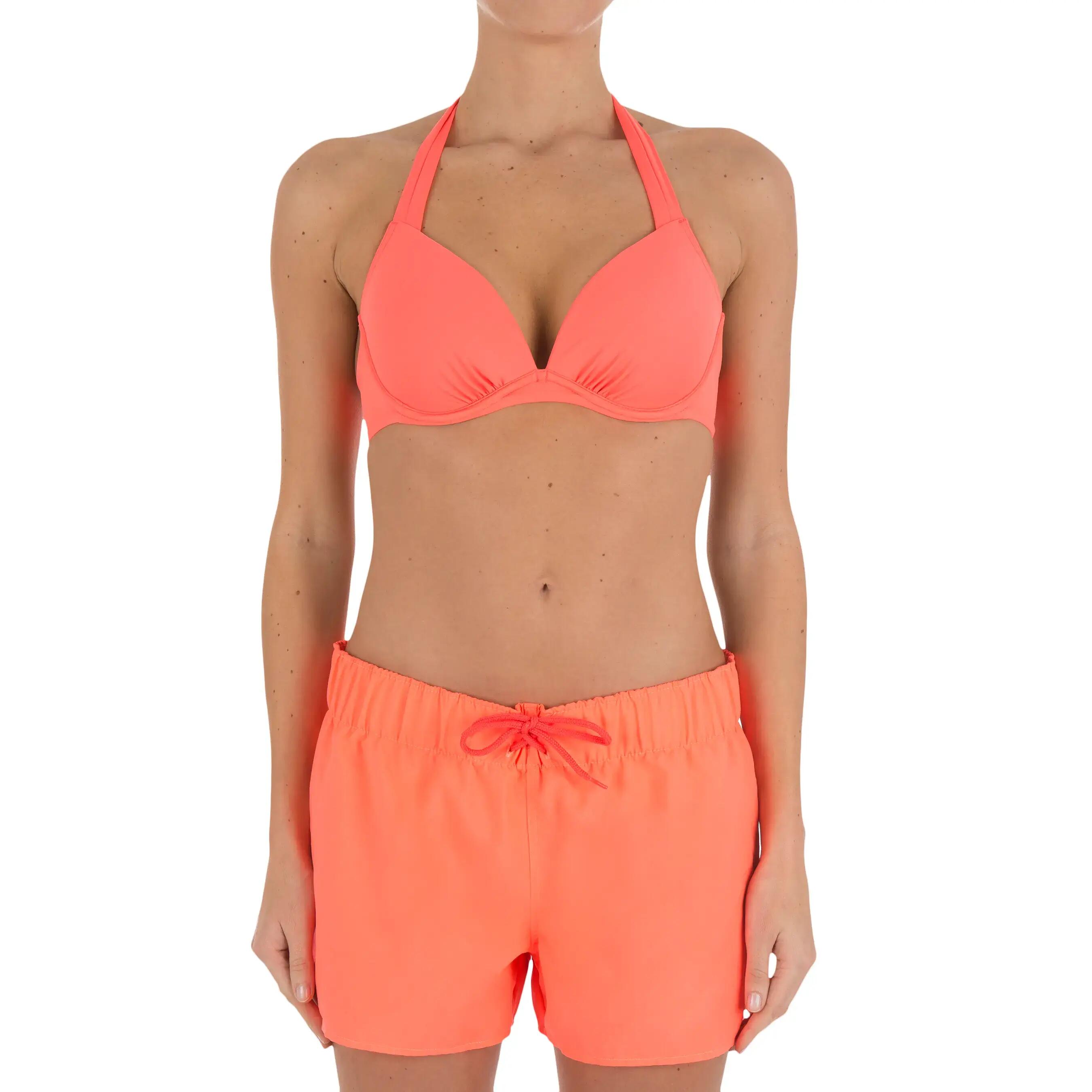 Tana Women's Boardshorts with Elasticated Waistband - Granatina Neon 13/15