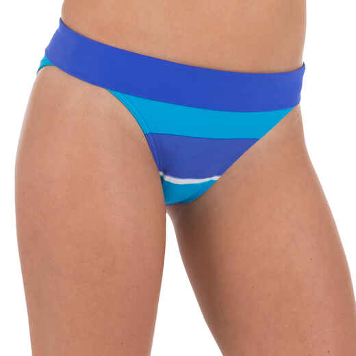 
      Bas de maillot de bain femme culotte NAO MOANA vert taille haute avec revers
  