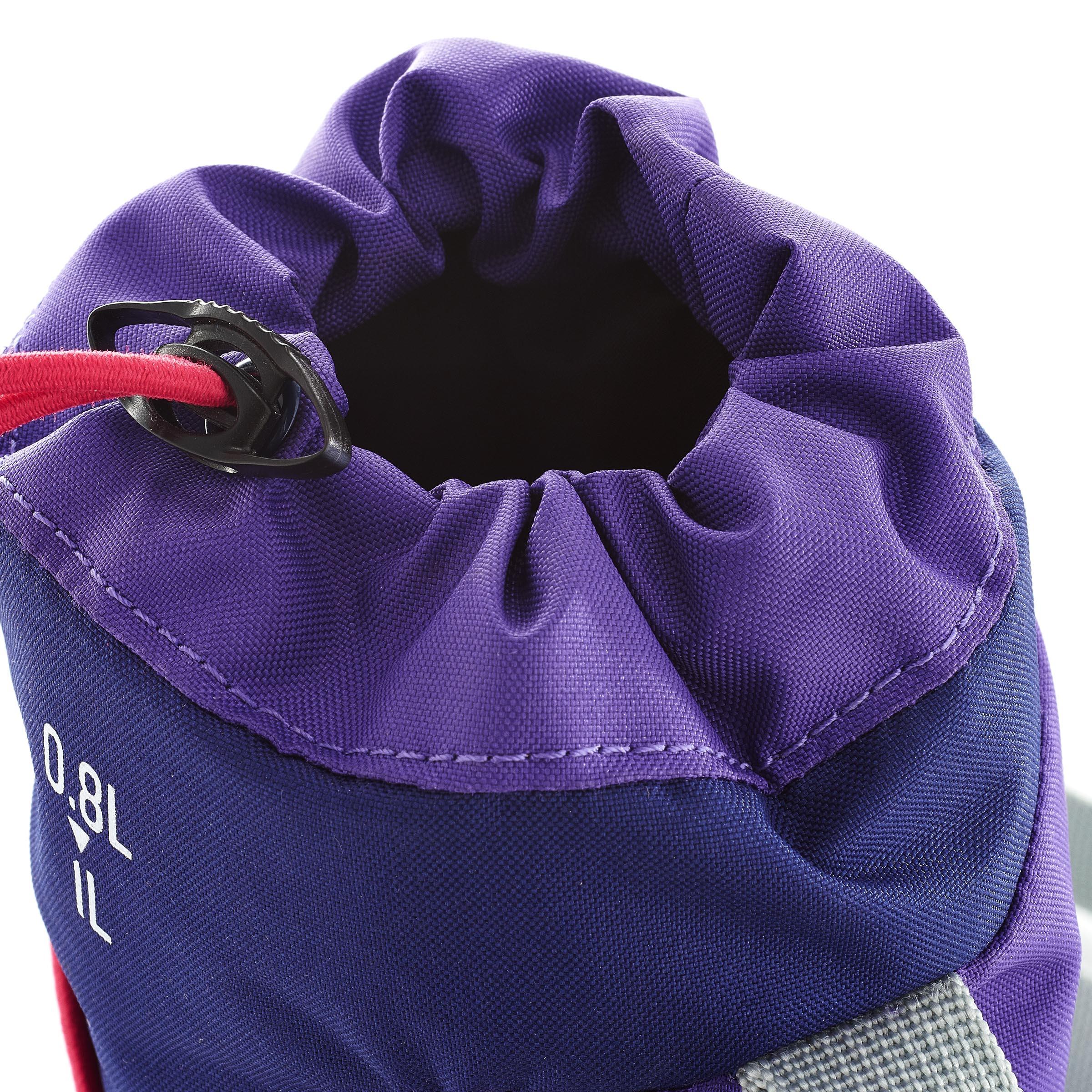 Isothermal cover for hiking bottle 0.75 to 1 litre purple 2/4