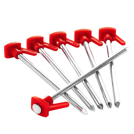 Long tent pegs for hard soil x6