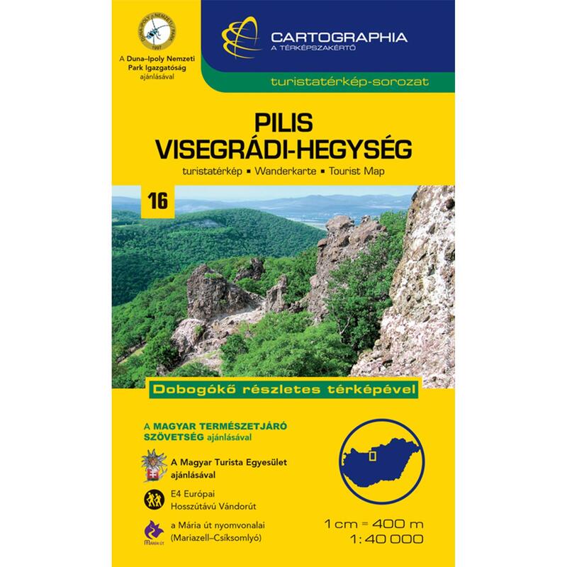 Pilis és Visegrádi-hegység turistatérkép