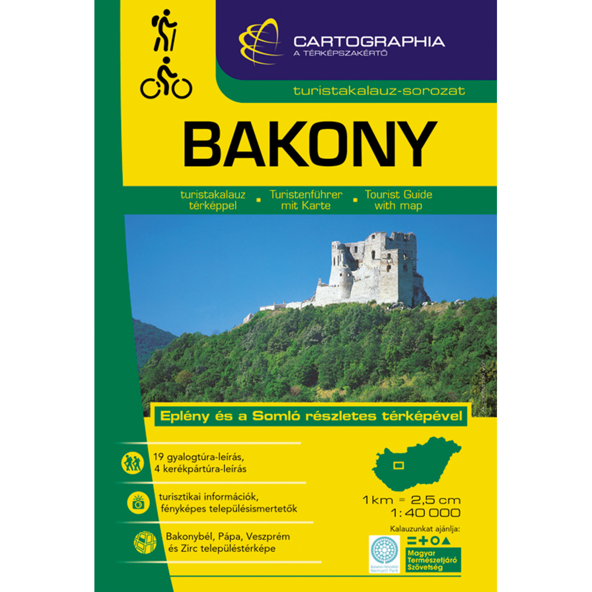 Bakony turistakalauz Cartographia akciós termékkép 1