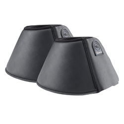 2 cloches ouvertes équitation cheval et poney NEOPRENE noir