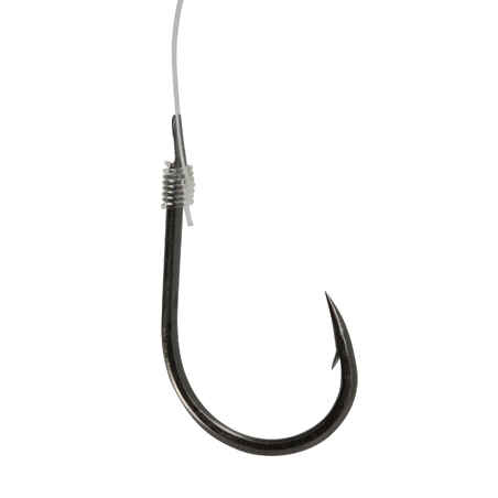 SN FLUORO SEABREAM spade-end hooks to line for sea fishing