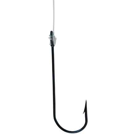 SN FLUORO eyed hooks to line for sea fishing with worms