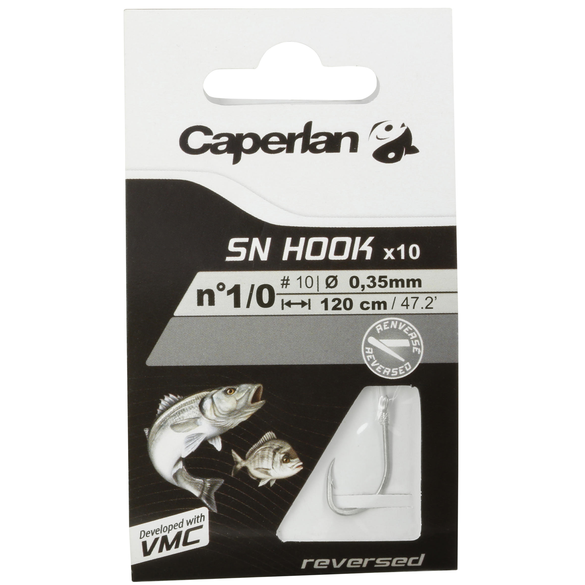 Hameçons montés pêche SN HOOK sea reversed - Caperlan