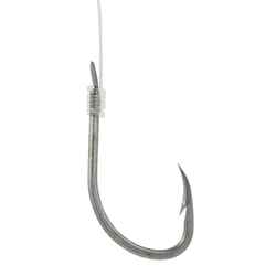 SN REVERSED spade-end hooks to line for sea fishing