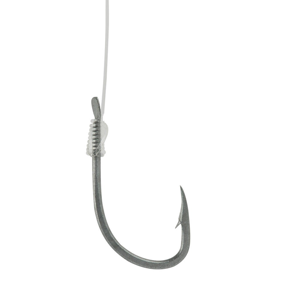 SN REVERSED spade-end hooks to line for sea fishing