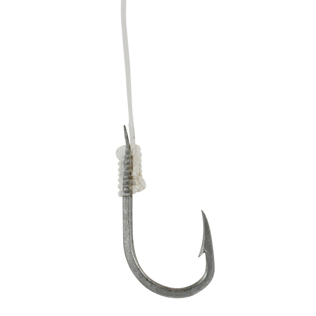 SN REVERSED spade-end hooks to line for sea fishing