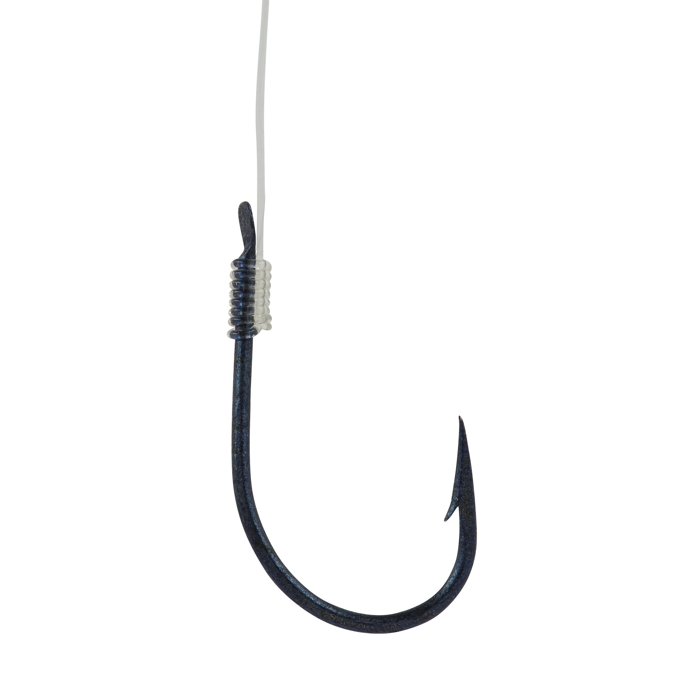 BLUE REVERSED spade-end hooks to line for sea fishing 10/17