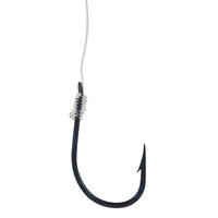 BLUE REVERSED spade-end hooks to line for sea fishing