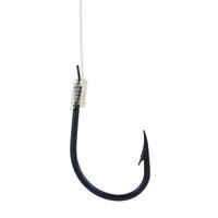 BLUE REVERSED spade-end hooks to line for sea fishing