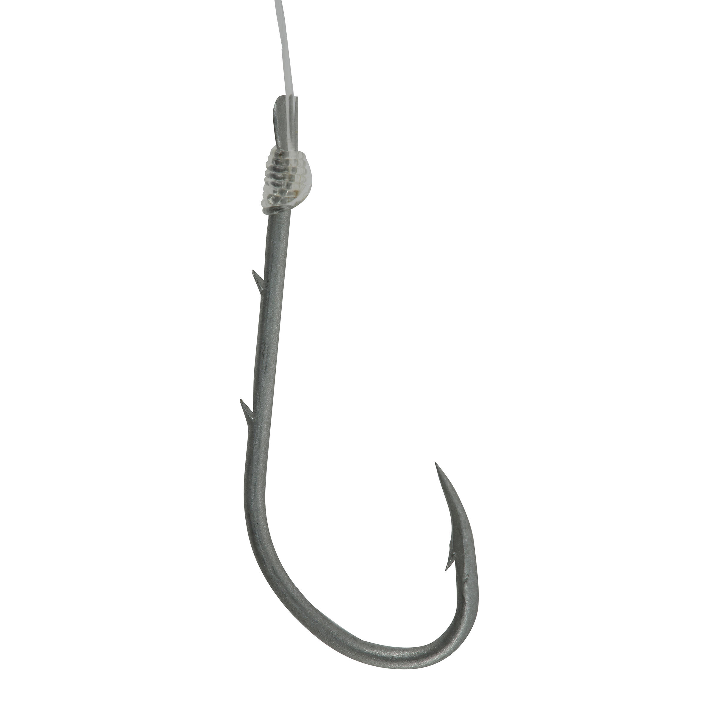 SN double-barb spade-end hooks to line for sea fishing 3/14