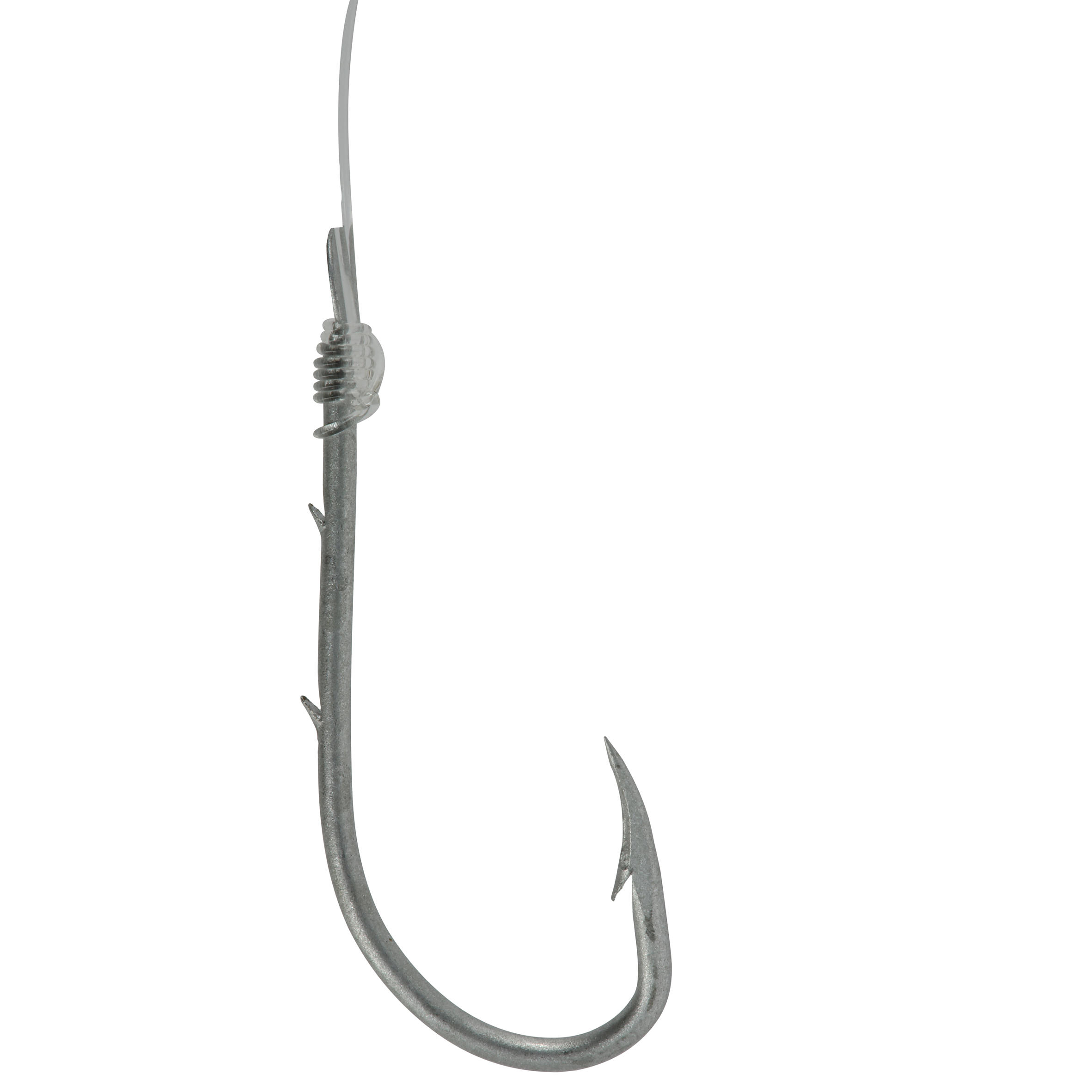 SN double-barb spade-end hooks to line for sea fishing 7/14