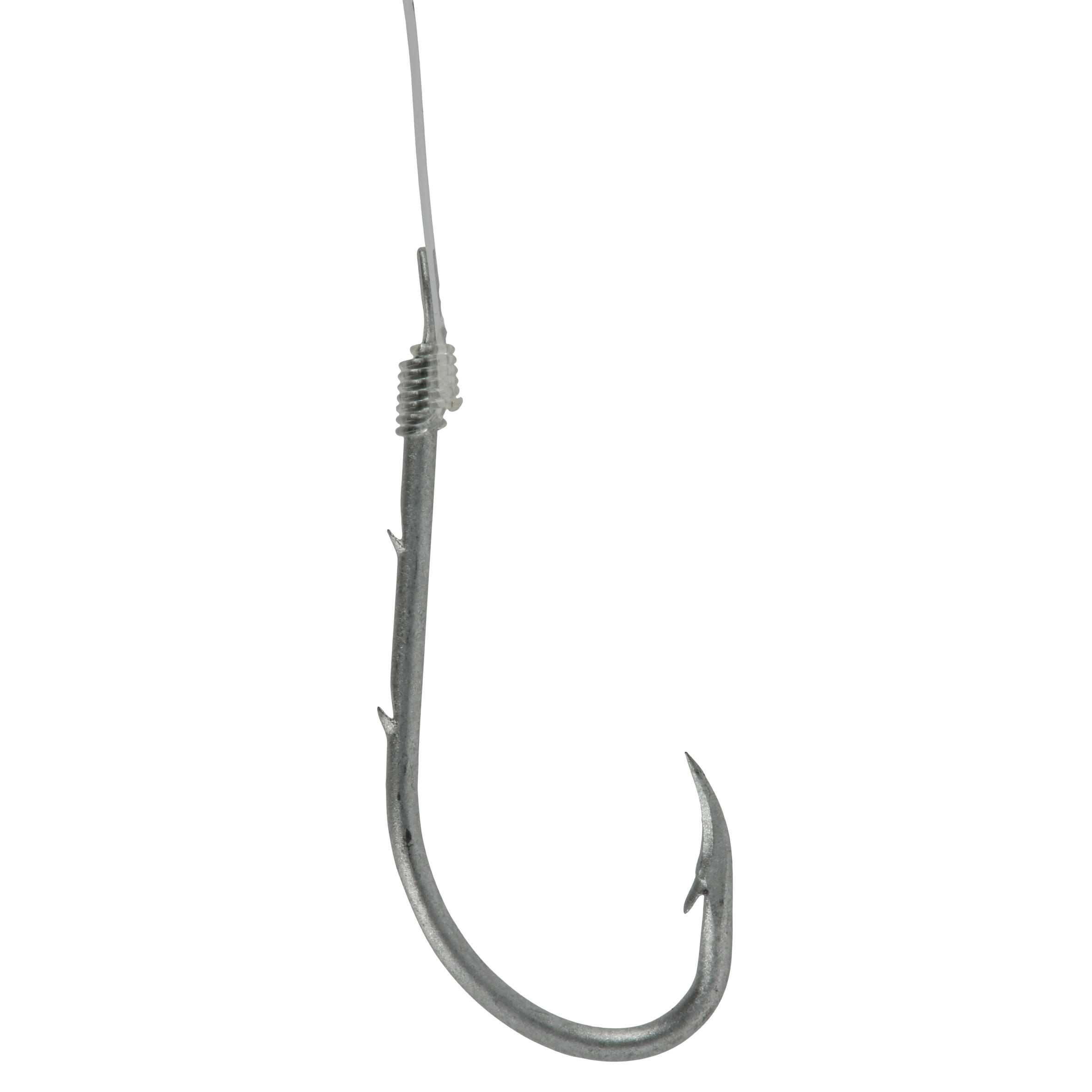 SN double-barb spade-end hooks to line for sea fishing 10/14