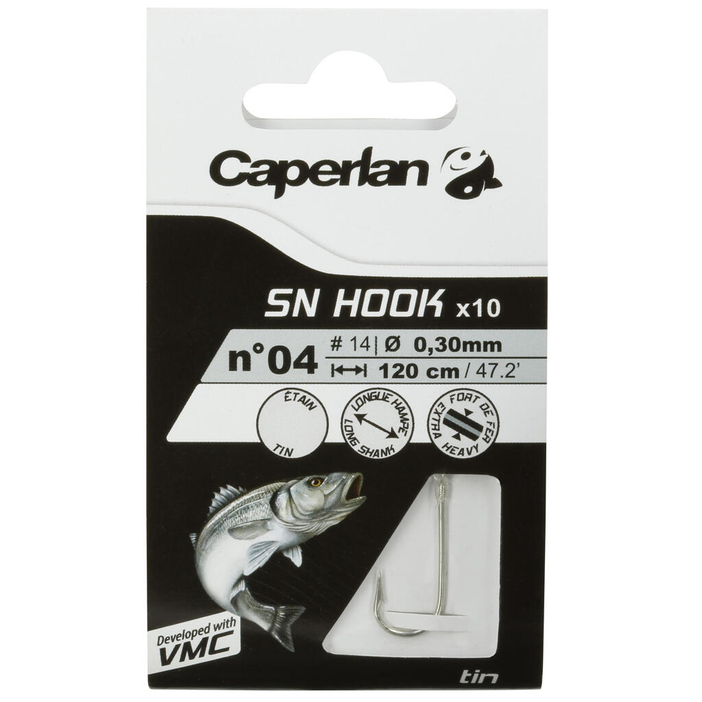 SN HOOK Fishing Rigged Hooks - Tin