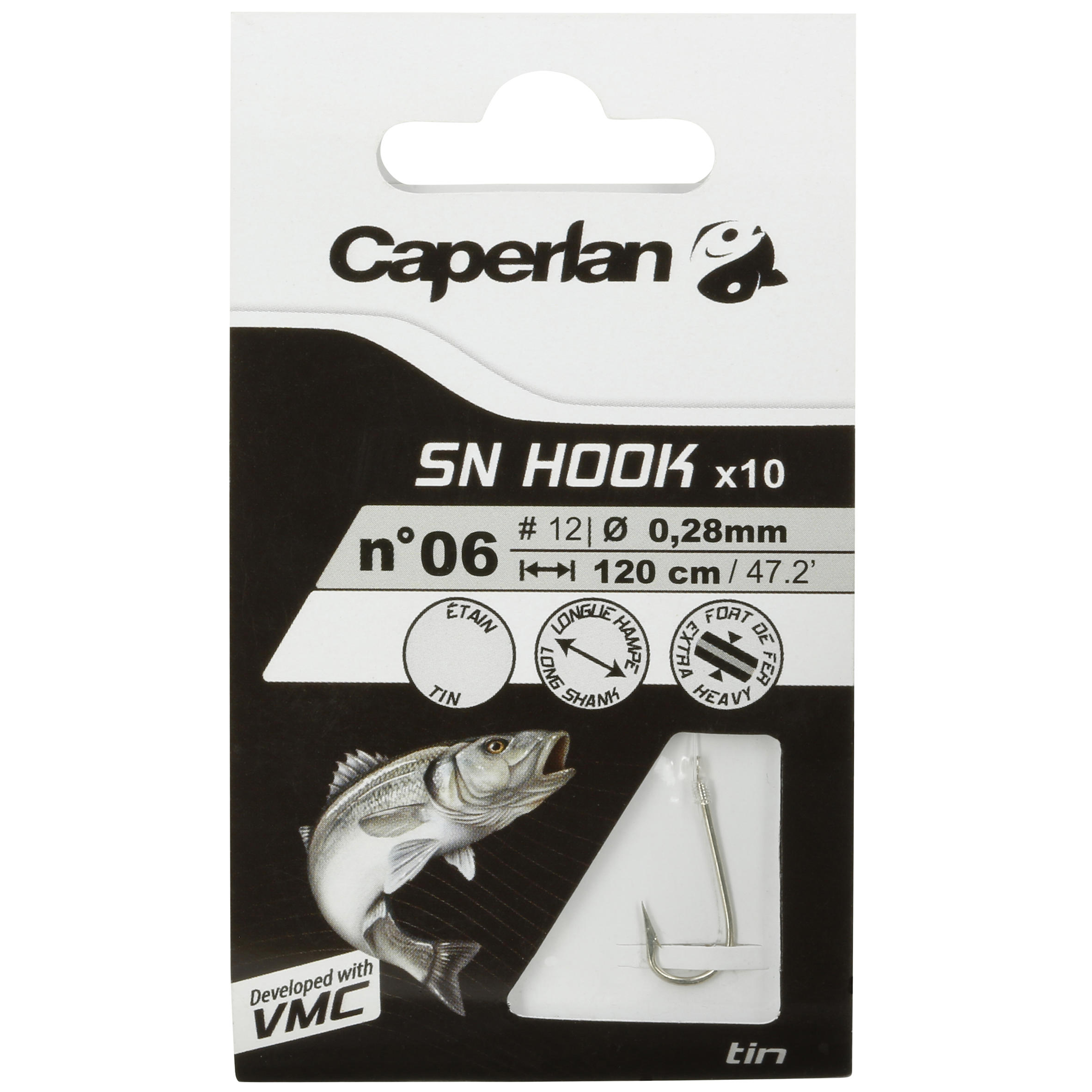 SN HOOK Fishing Rigged Hooks - Tin 9/14