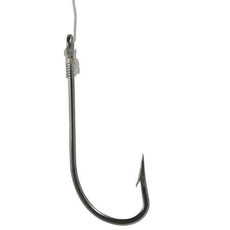SN FLUORO stainless-steel eyed hooks to line for sea fishing