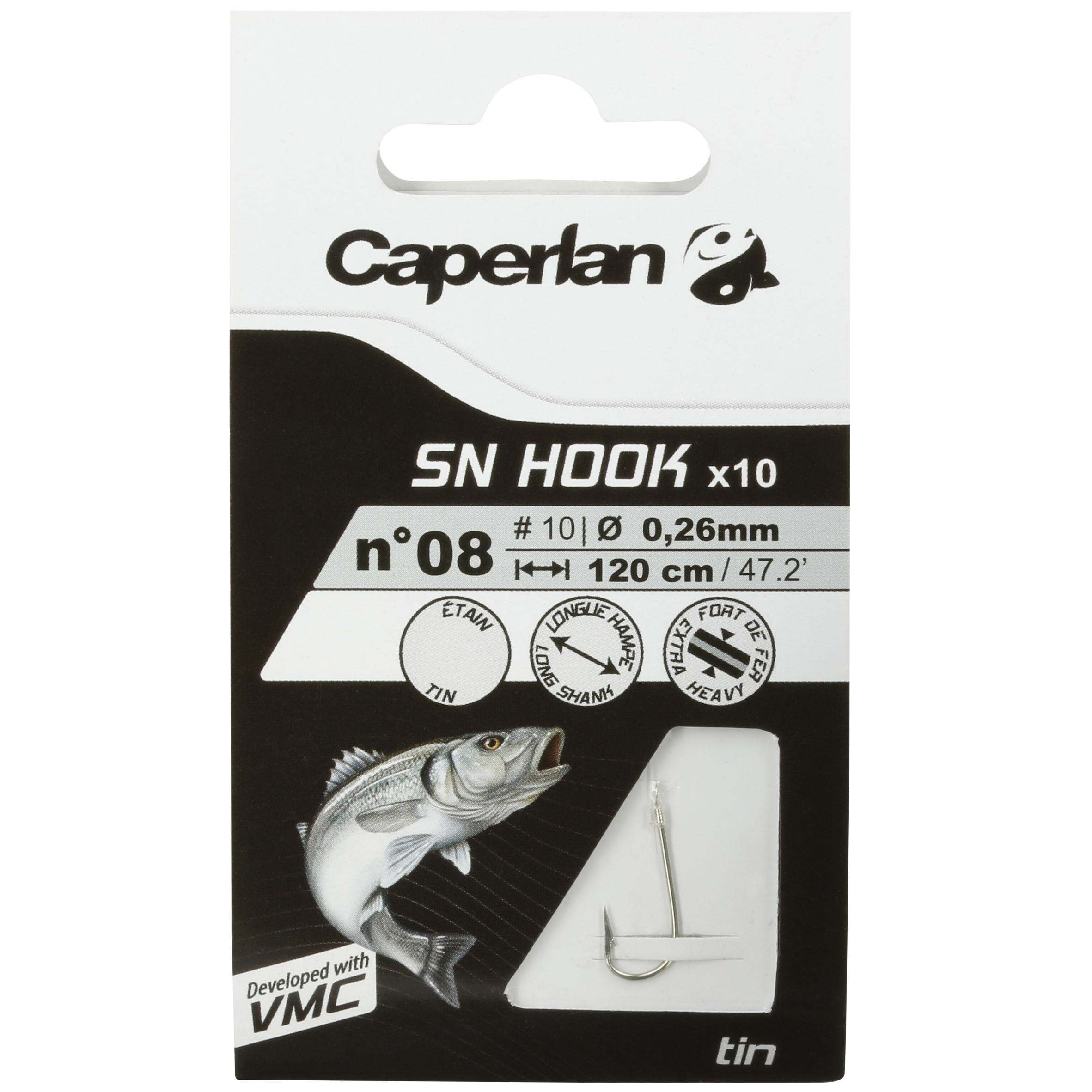 SN HOOK Fishing Rigged Hooks - Tin 12/14