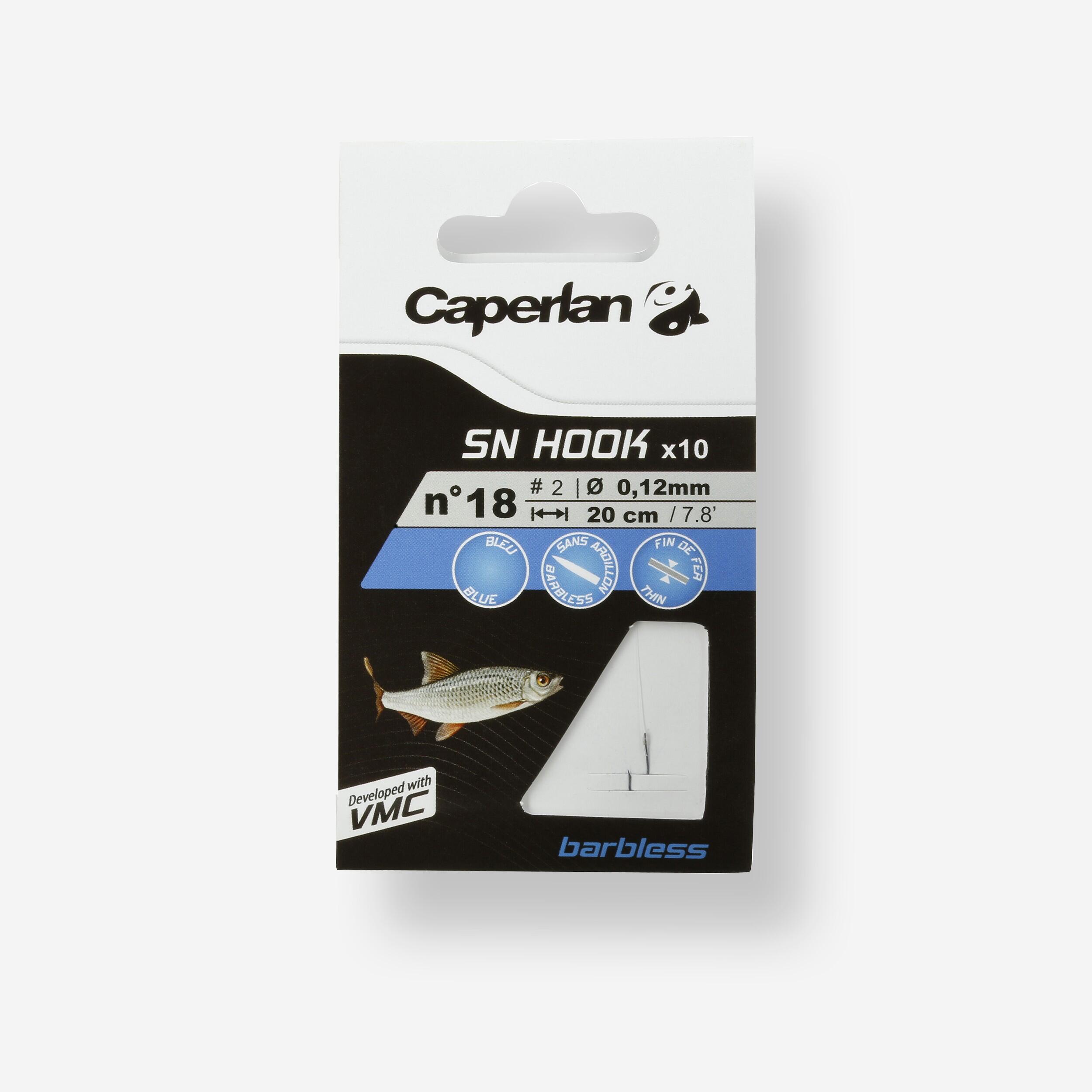 CAPERLAN SN Hook Barbless Fishing Rigged Hooks