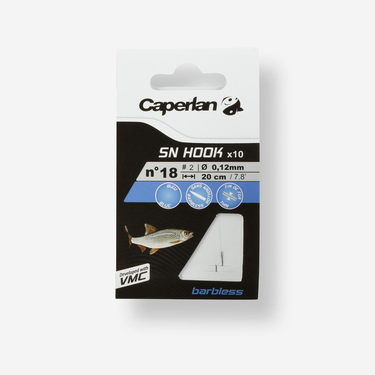 Hameçons montés pêche SN HOOK barbless