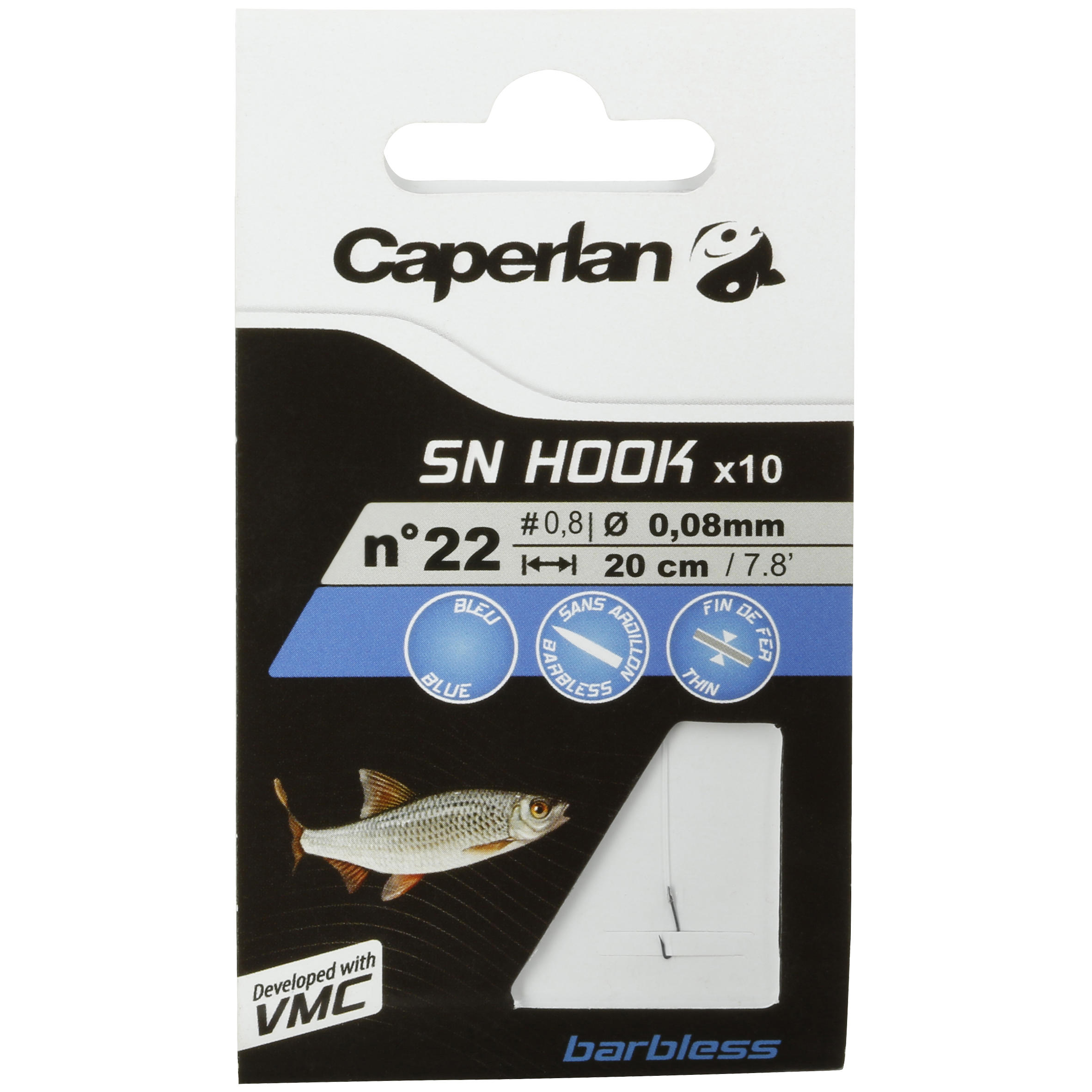 SN Hook Barbless Fishing Rigged Hooks 9/14