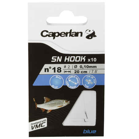 SN HOOK Blue Rigged Hooks