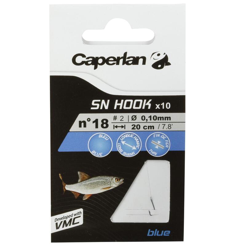 Anzuelos montados pesca SN HOOK blue