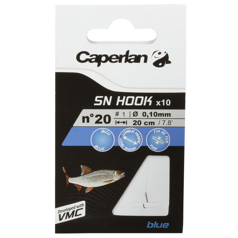 Anzuelos montados pesca SN HOOK blue