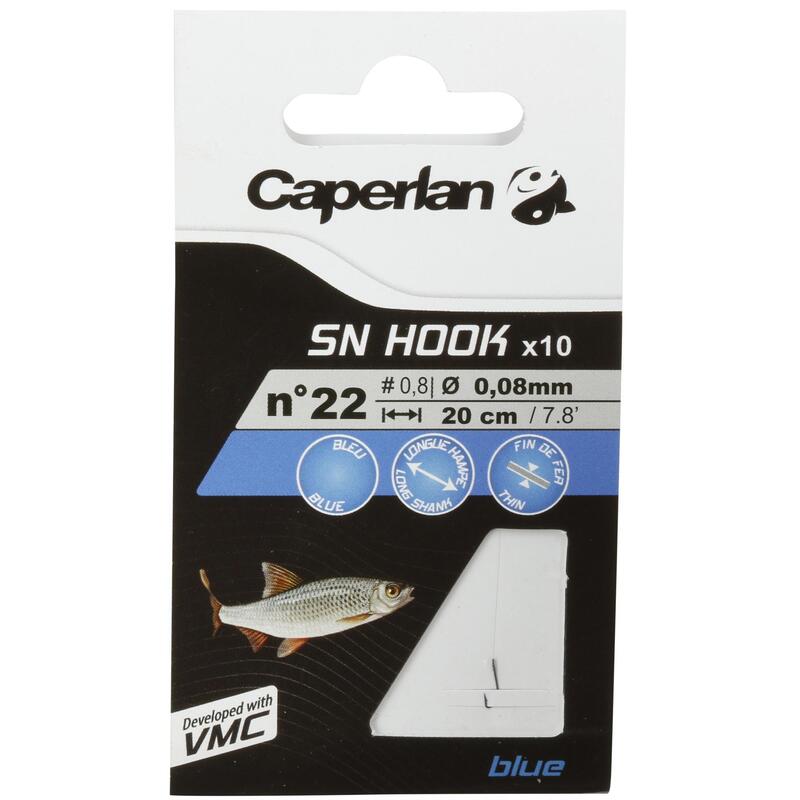 Anzuelos montados pesca SN HOOK blue