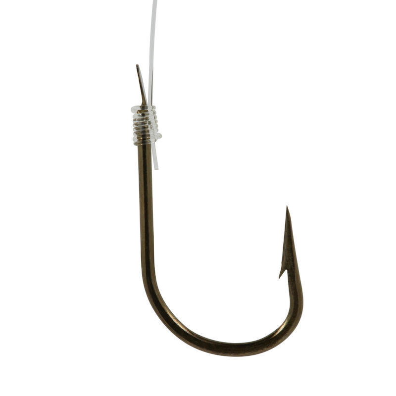 SN Hook Bronze Reverse Fishing Rigged Hooks Decathlon