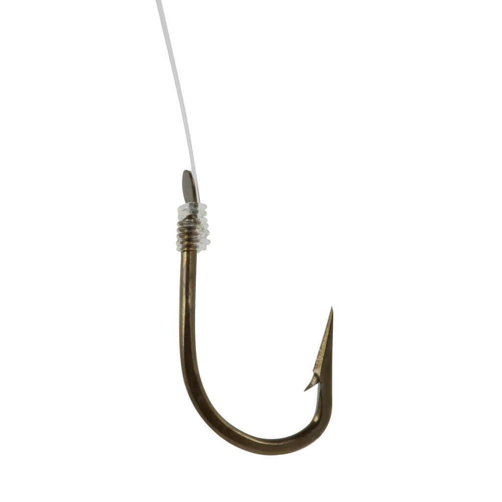 Montované rybárske háčiky SN Hook bronzované vyhnuté